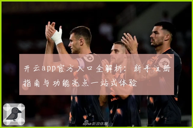 开云app官方入口全解析：新手注册指南与功能亮点一站式体验